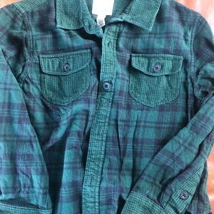 Kid’s Peek Button Down Plaid Shirt
